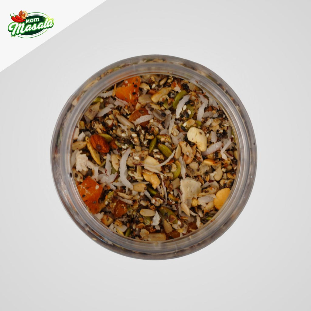 Mom Masala Quinoa Seasame Granola