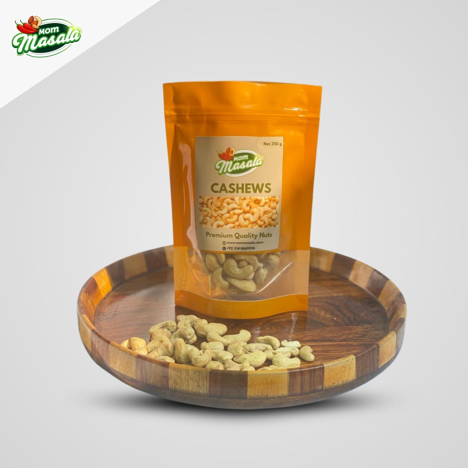 Mom Masala Roasted Cashews